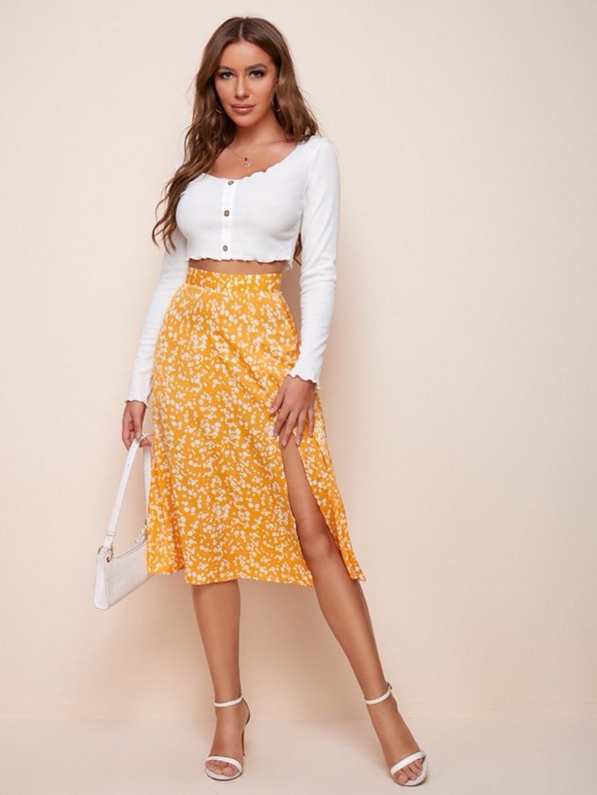 Social Look com saia 