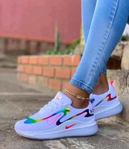 Colorful Sneakers 🌈🤍