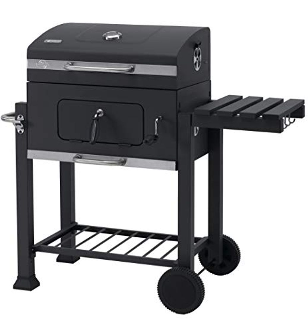 Social Tepro Toronto Click 2019 - Barbacoa de carbón/parrilla carro esmaltada