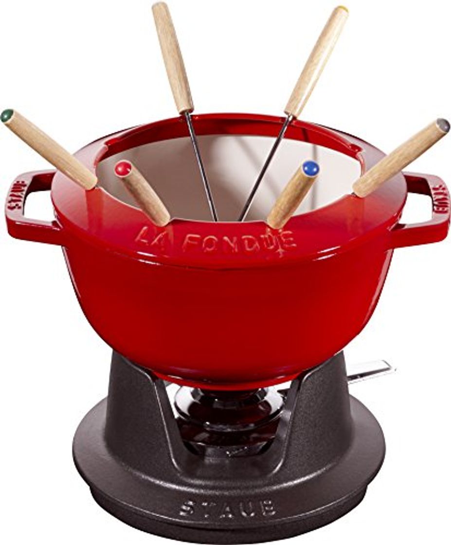 Product STAUB Kit para Fondue de 20 cm en Color Rojo Cereza