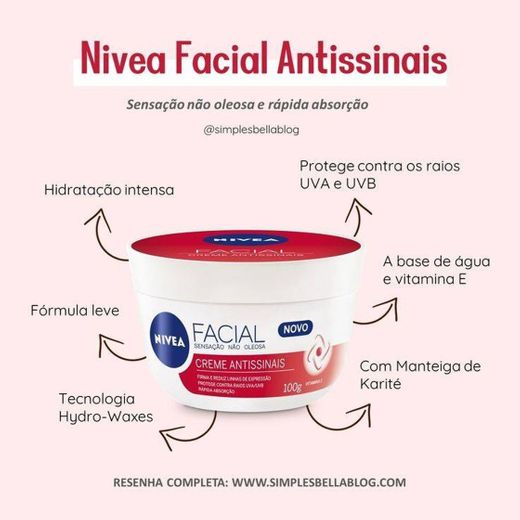 Creme Nivea Facial Antissinais