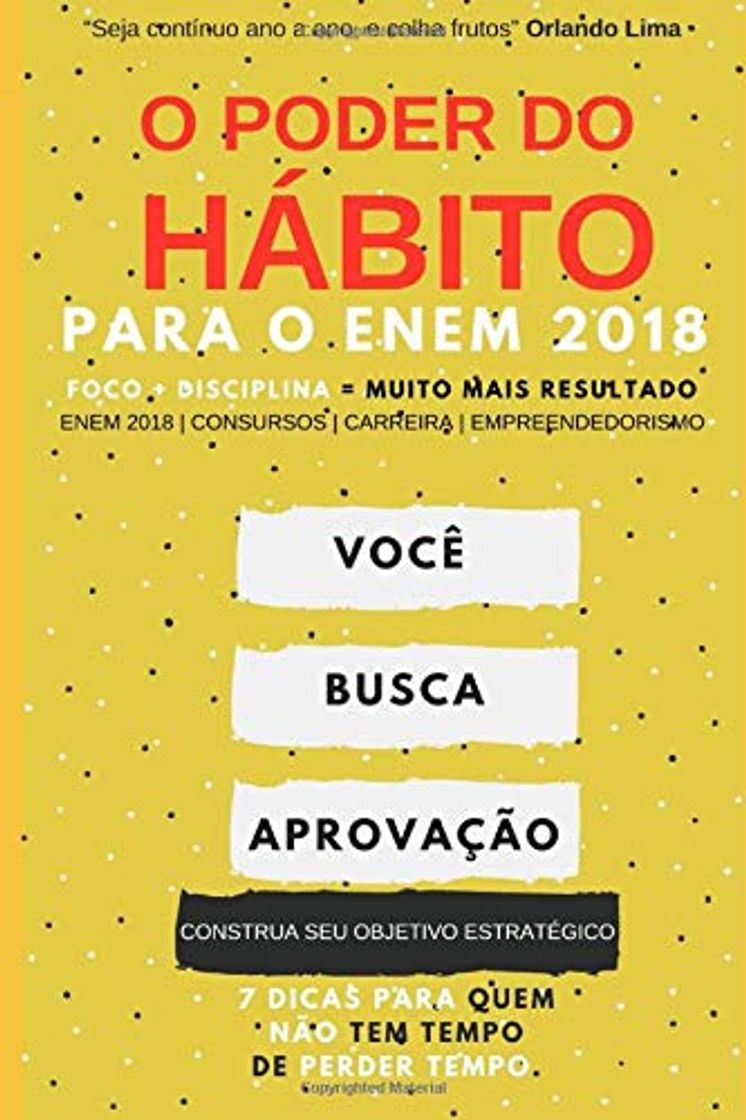 Libro O PODER DO HÁBITO PARA O ENEM 2018: FOCO