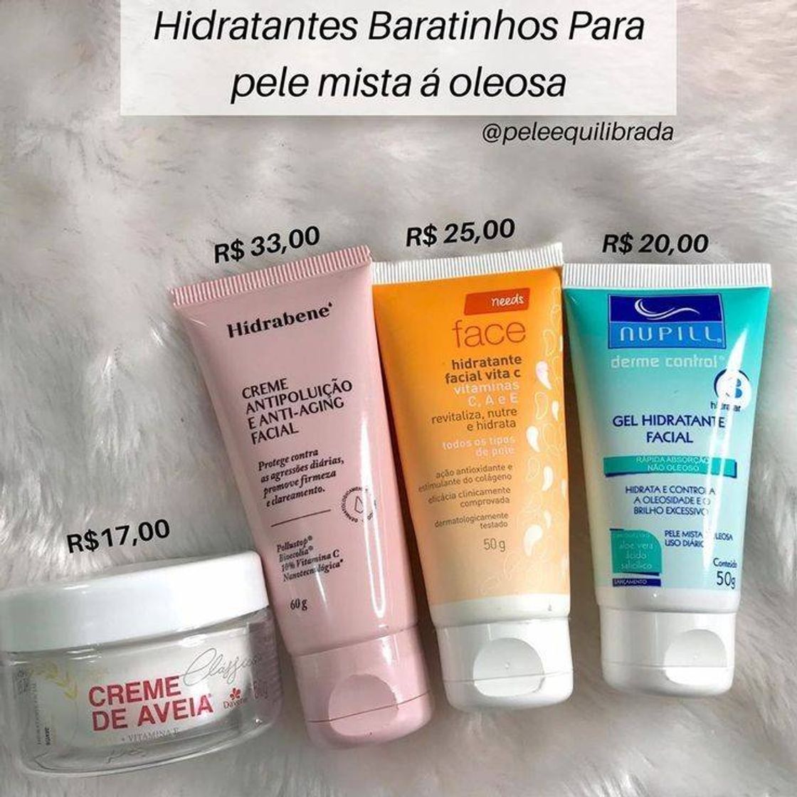 Product hidratantes faciais