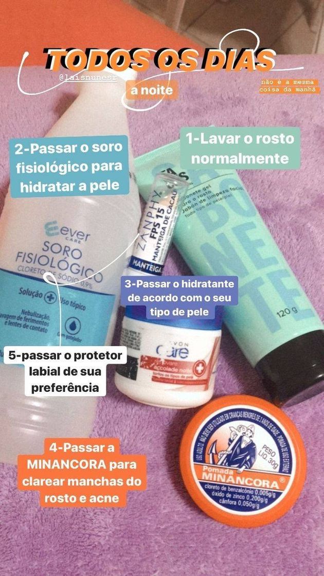 Products rotina