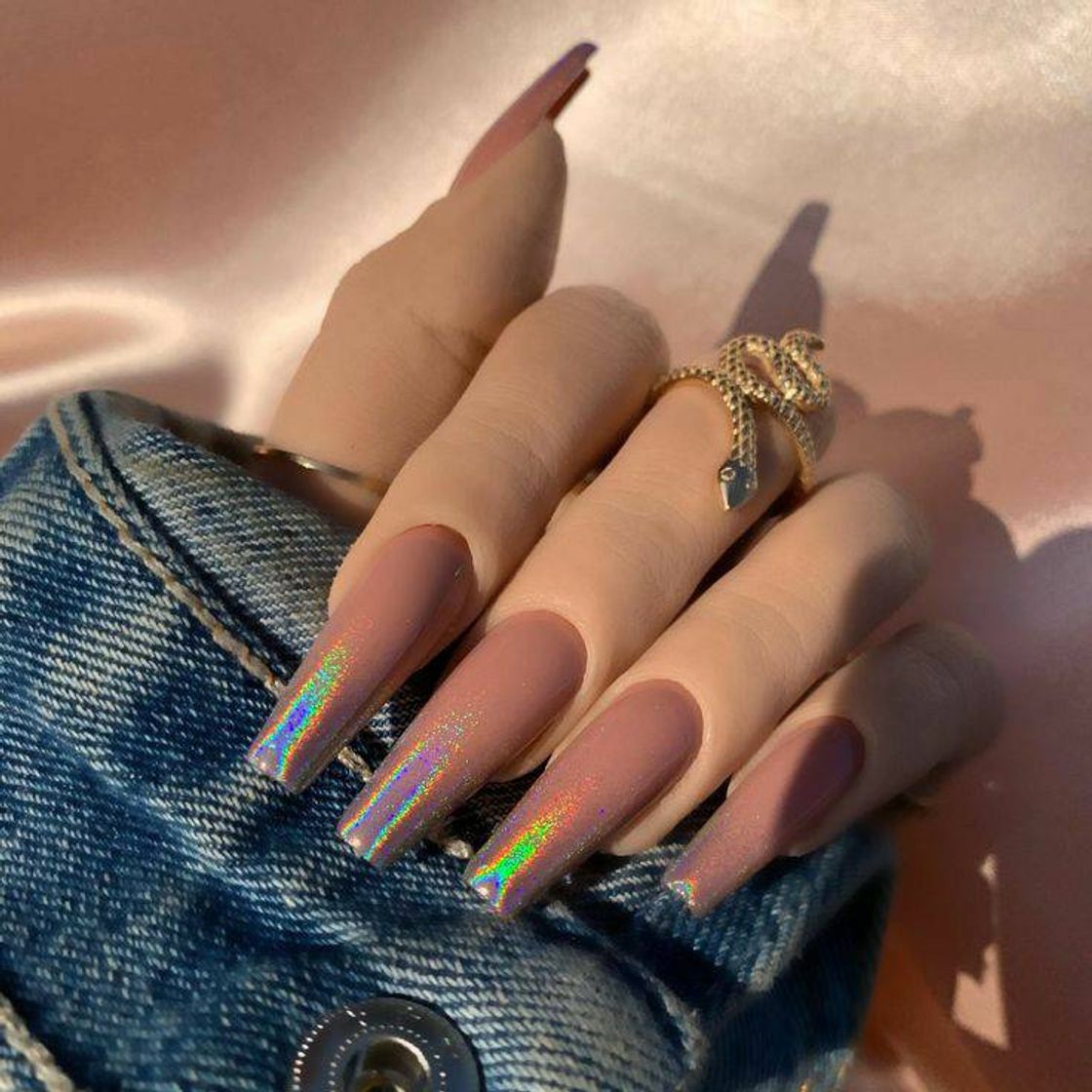 Moda Inspiração de unhas de gel 