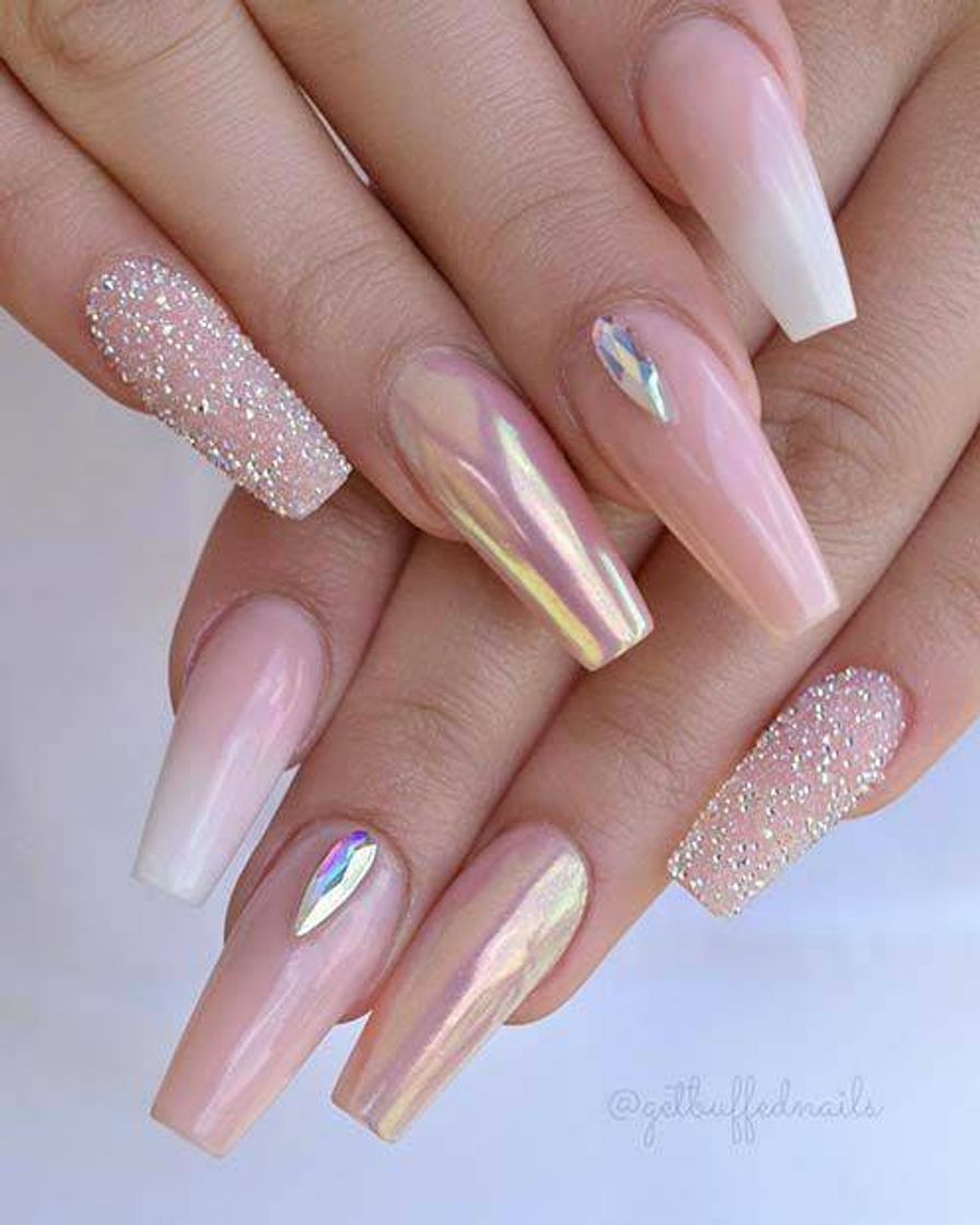 Moda Inspiração de unhas de gel 