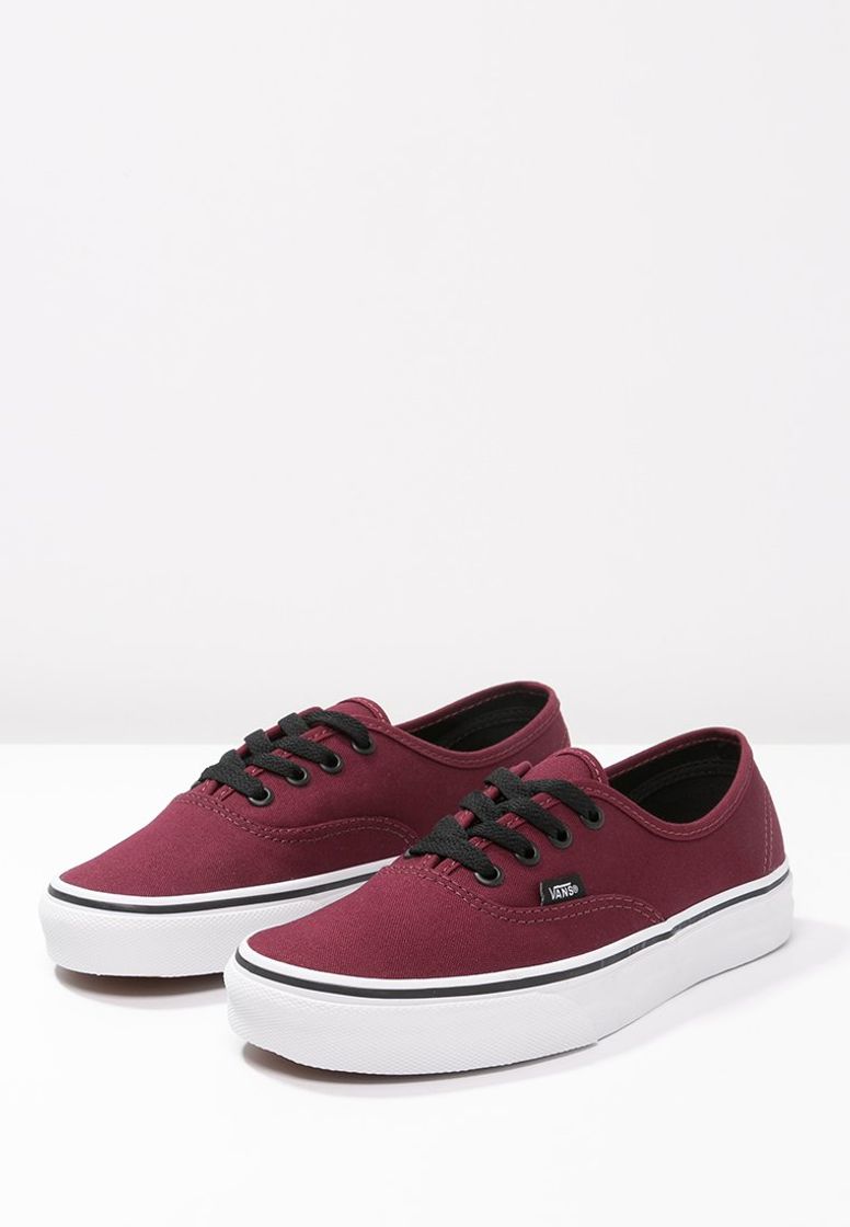 Moda Vans Authentic, Zapatillas de Tela Unisex, Borgoña