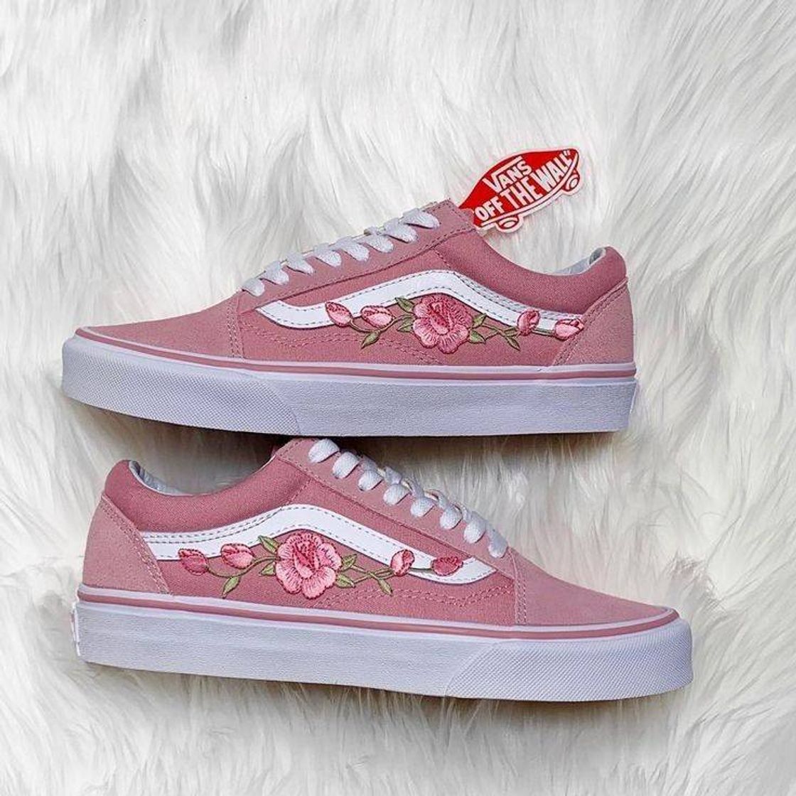 Moda Vans- rosa tradicional 