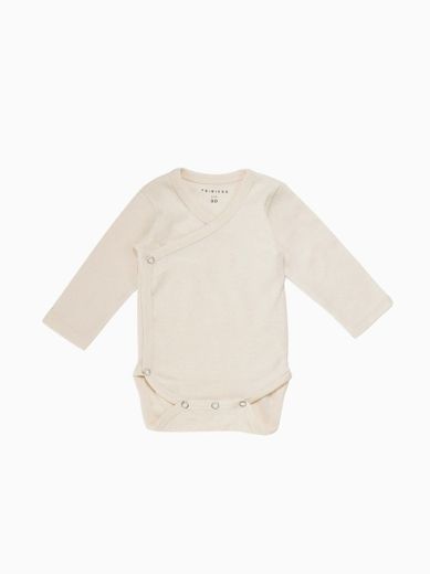 baby crossover bodysuit · unbleached · T R I B I E S S