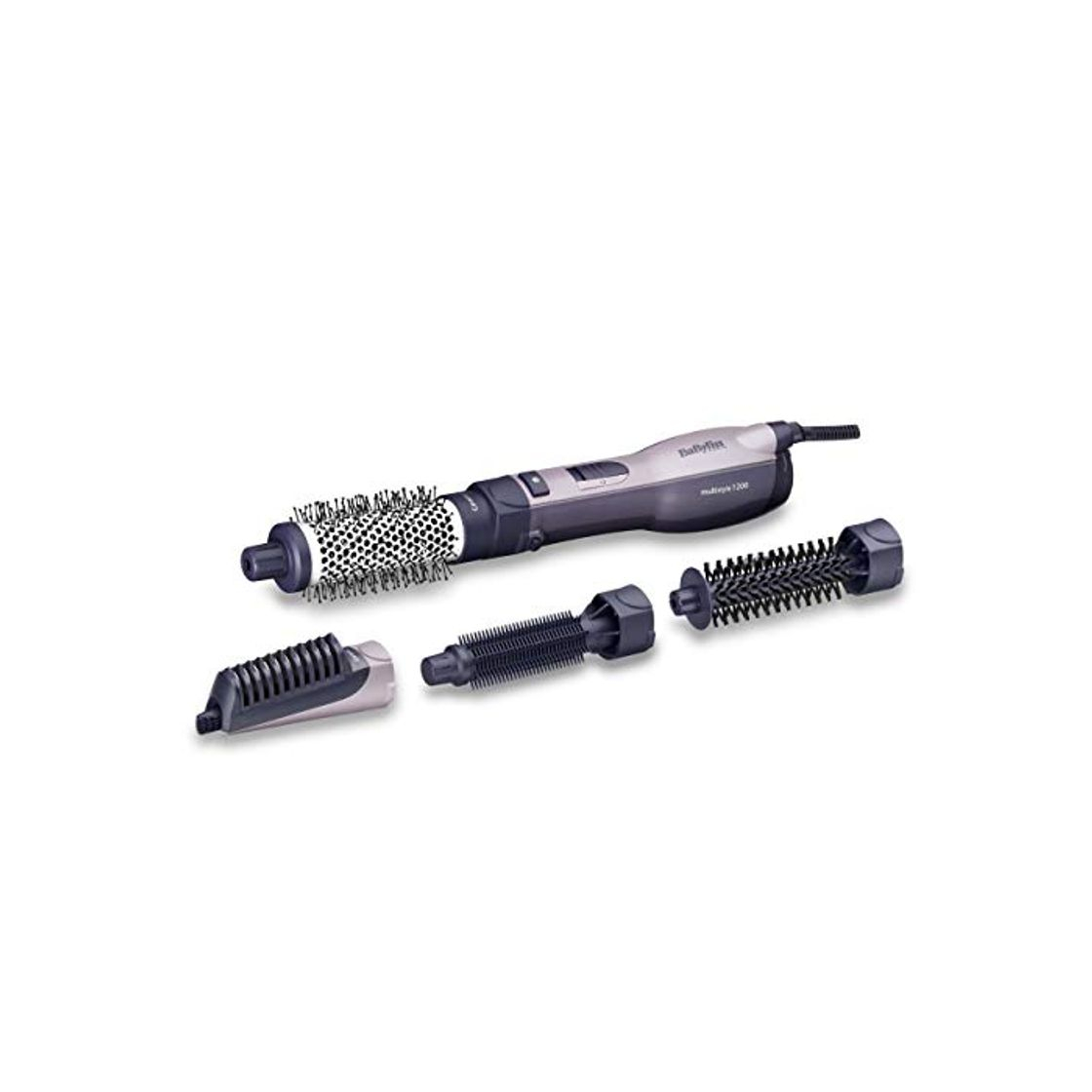 Beauty BaByliss AS121E - Cepillo de aire moldeador de pelo con 4 cabezales