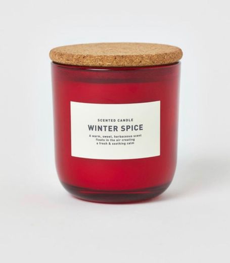Vela aromática en frasco - Rojo/Winter Spice - HOME | H&M ES