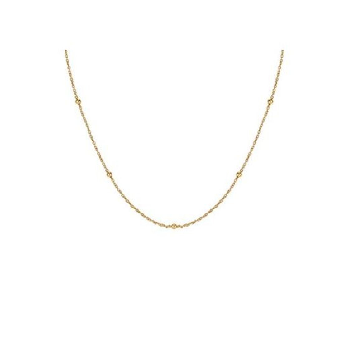 Product SINGULARU ®Collar Dots Oro para Mujer Plata de Ley 925 con baño de Oro de 18k