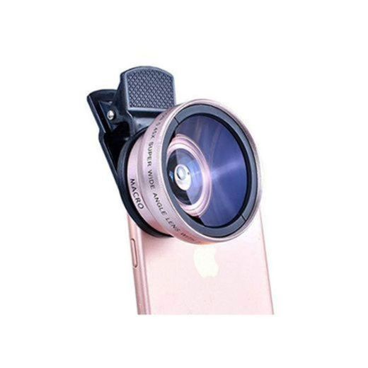Kit de lentes de cámara de teléfono celular 2 en 1 con