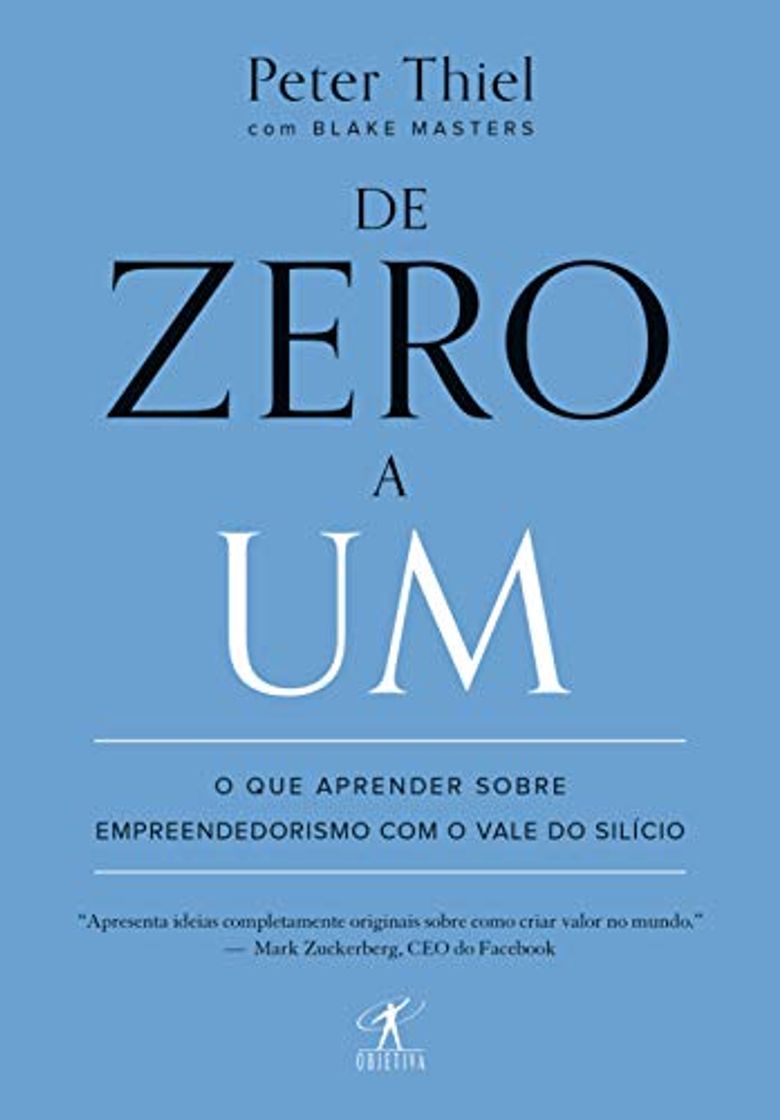 Libro De Zero a Um. O que Aprender Sobre Empreendedorismo com o Vale