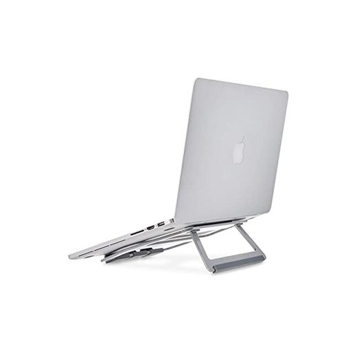 AmazonBasics - Soporte plegable de aluminio para ordenador portátil de hasta 15"