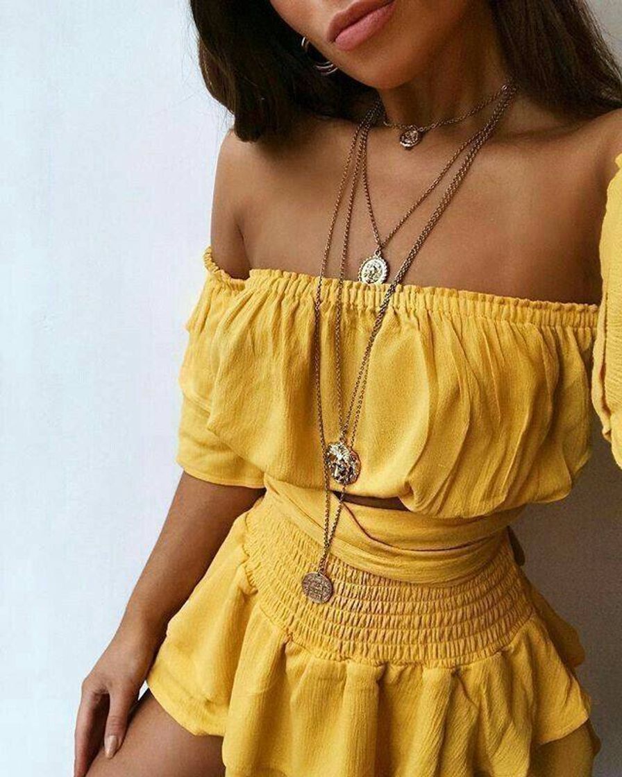 Fashion Conjunto amarelo