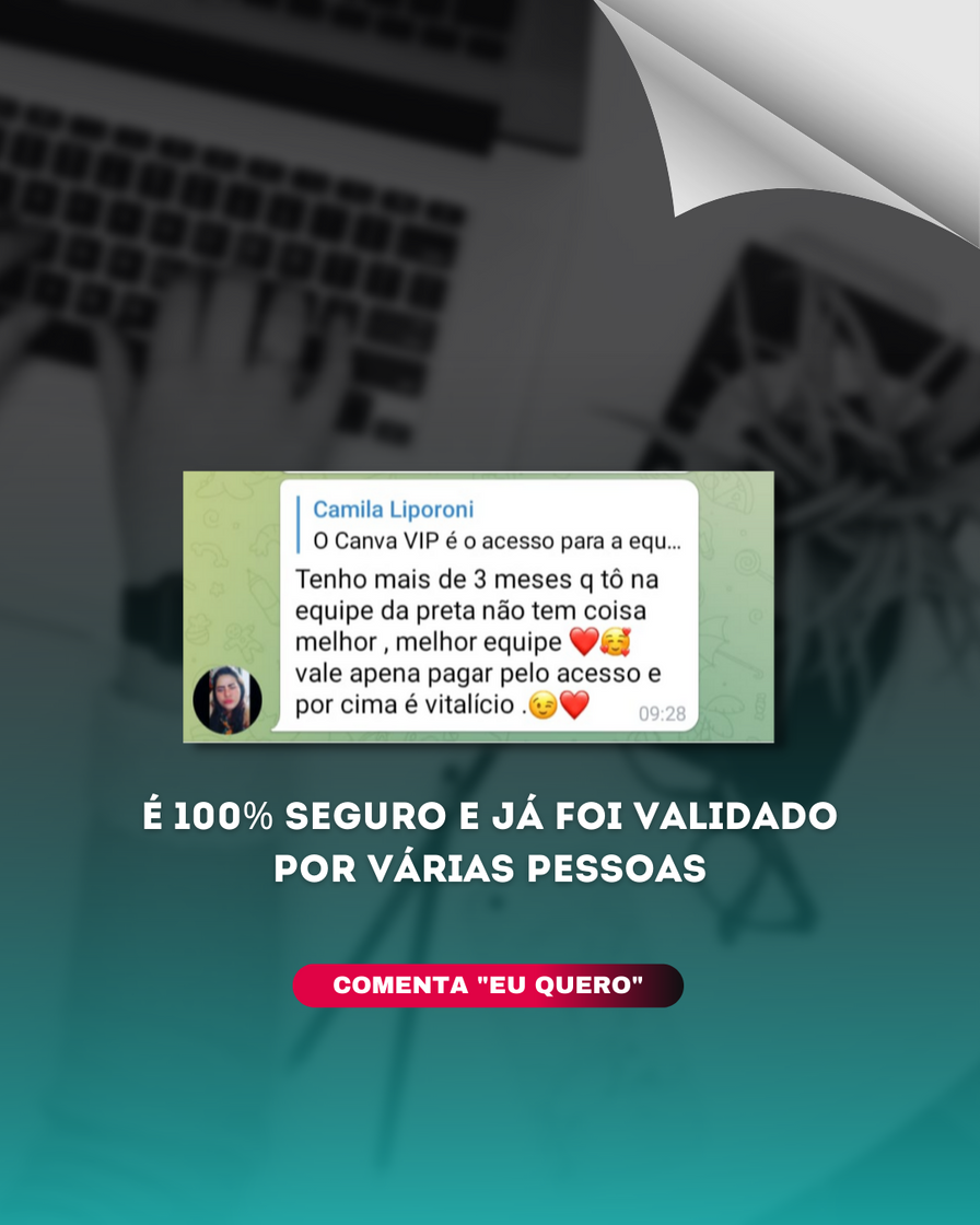 Social Canva pro vitalício R$ 25