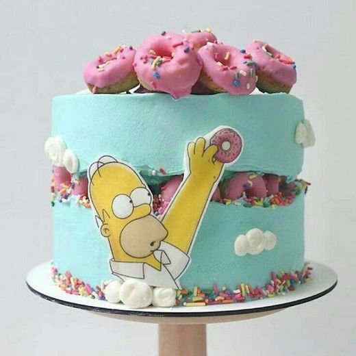 Bolo tema: Os Simpsons