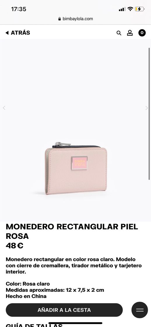 Moda Monedero rosa bimba y lola