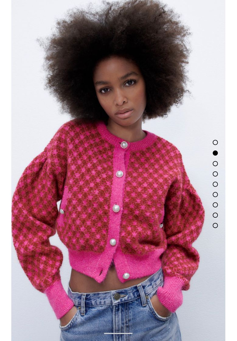 Chaqueta punto zara