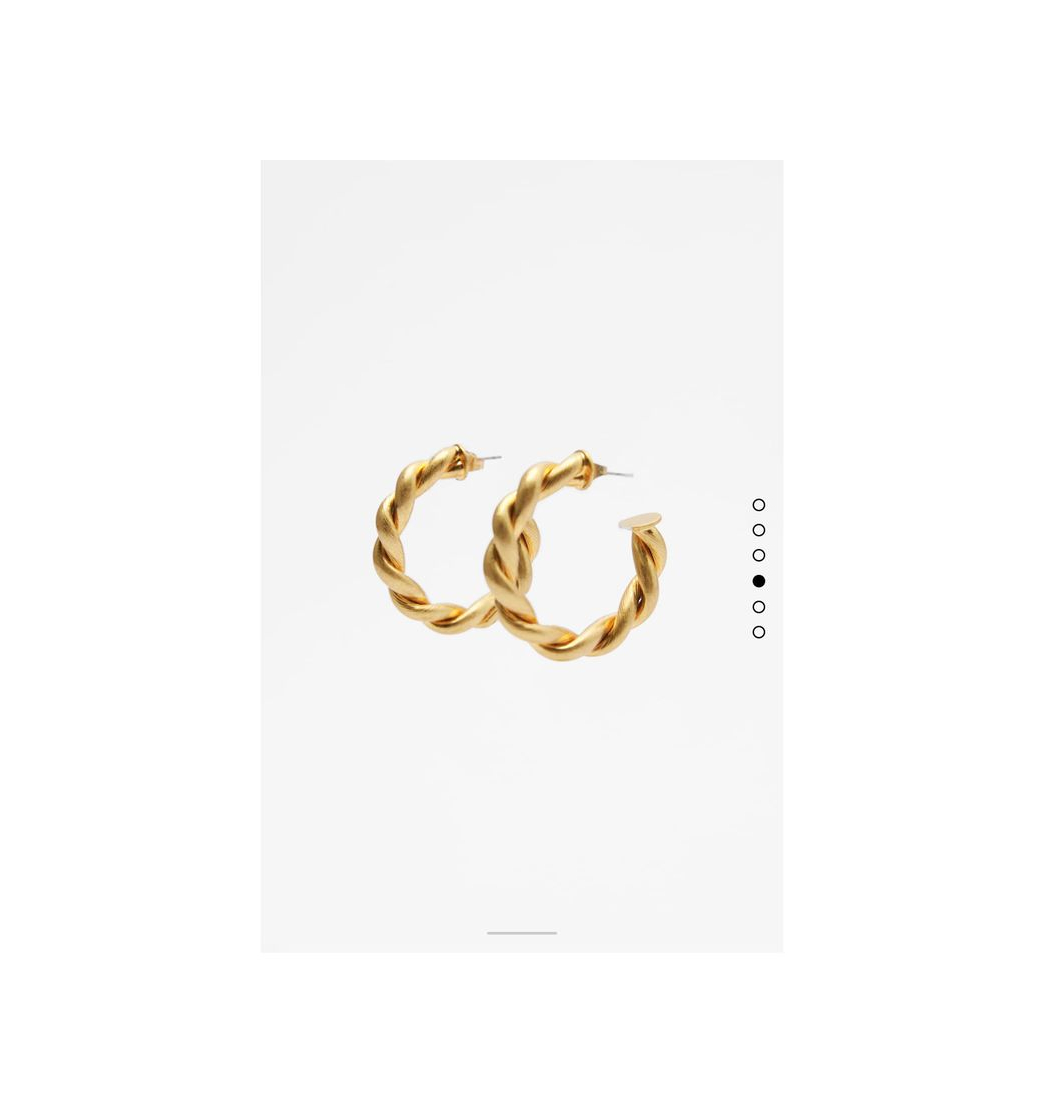 Pendientes aro zara