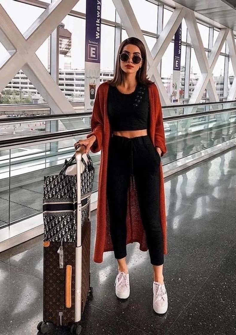 Fashion Look comfy para viajar 