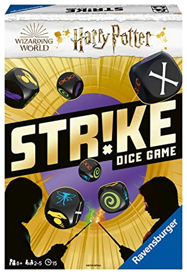 Ravensburger Strike Harry Potter - Versión española, Family Game, 2-5 Jugadores, Edad