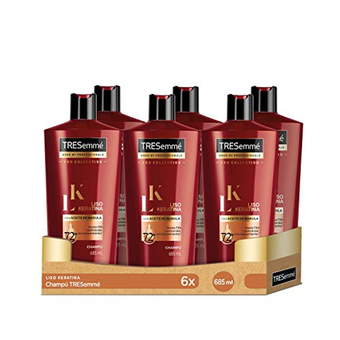 Product TRESemmé Champú Liso Keratina 6 x 685 ML