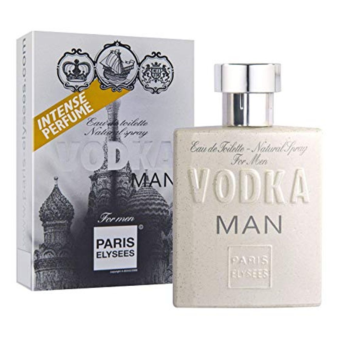 Places VODKA Man Perfume para hombre Eau de Toilette pour homme Paris Elysees