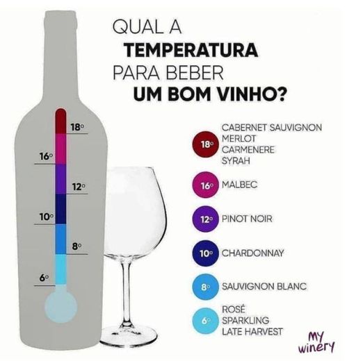 Temperatura ideal para um bom vinho
