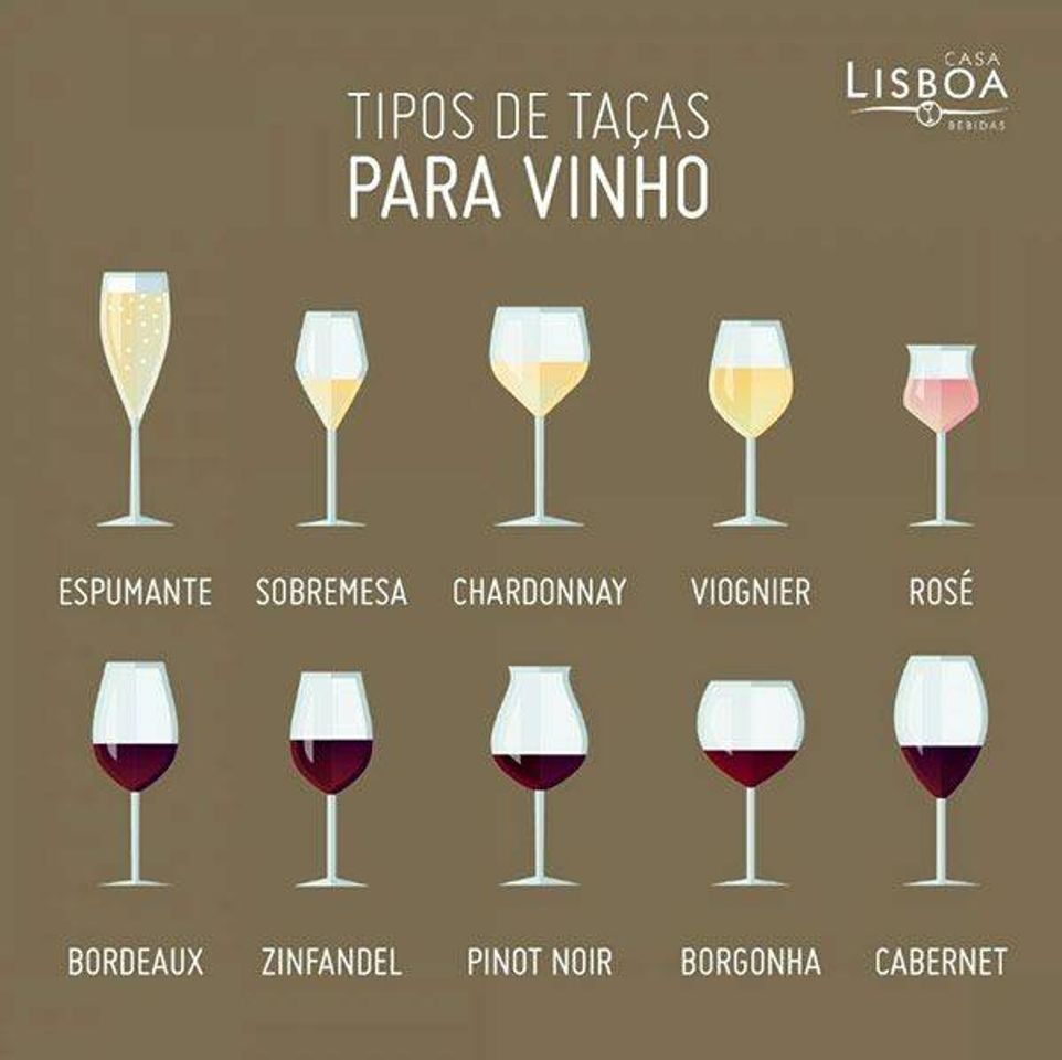 Fashion Tipos de taças para vinhos 🍷