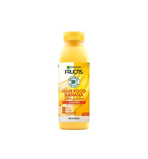 Garnier Fructis Hair Food Champú Nutritivo de Banana para Pelo Seco