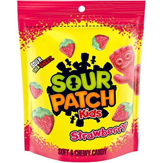 Sour Patch Strawberry soft & chewy candy sour then sweet 10 oz