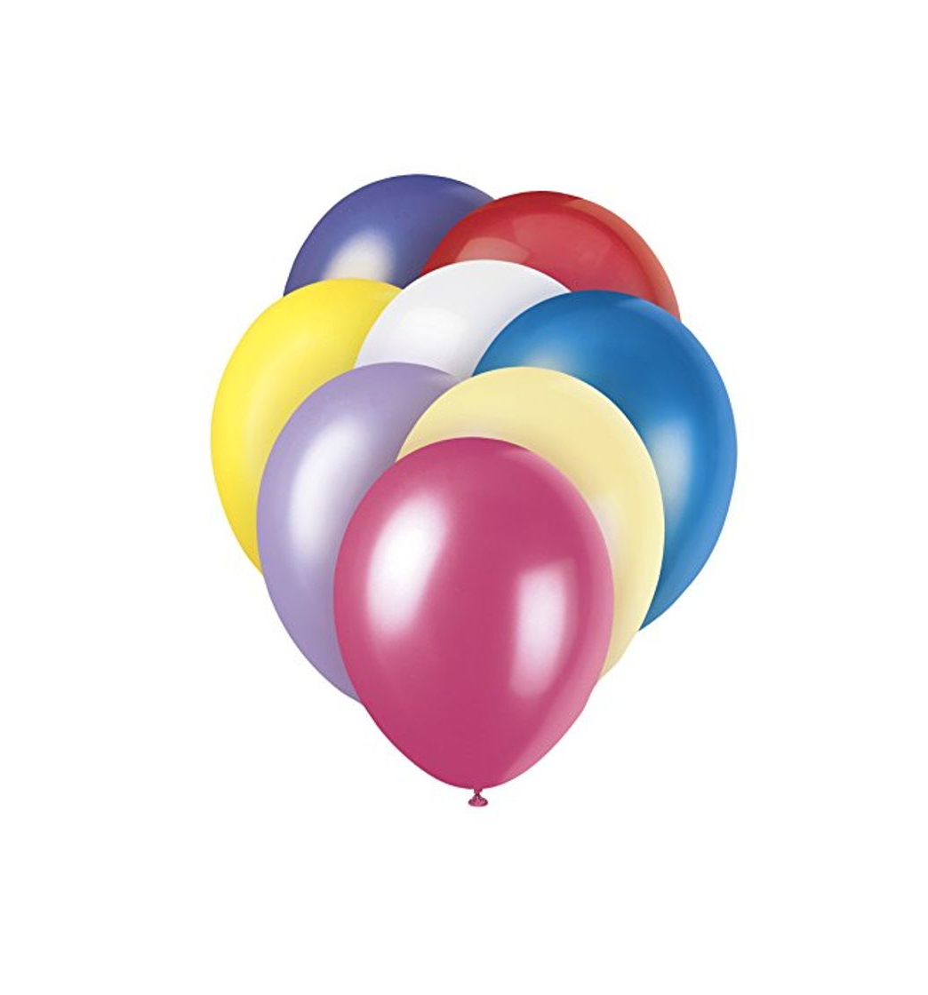 Producto Unique Party 80152 Globos Perlados de Látex para Fiestas 30 cm Surtido