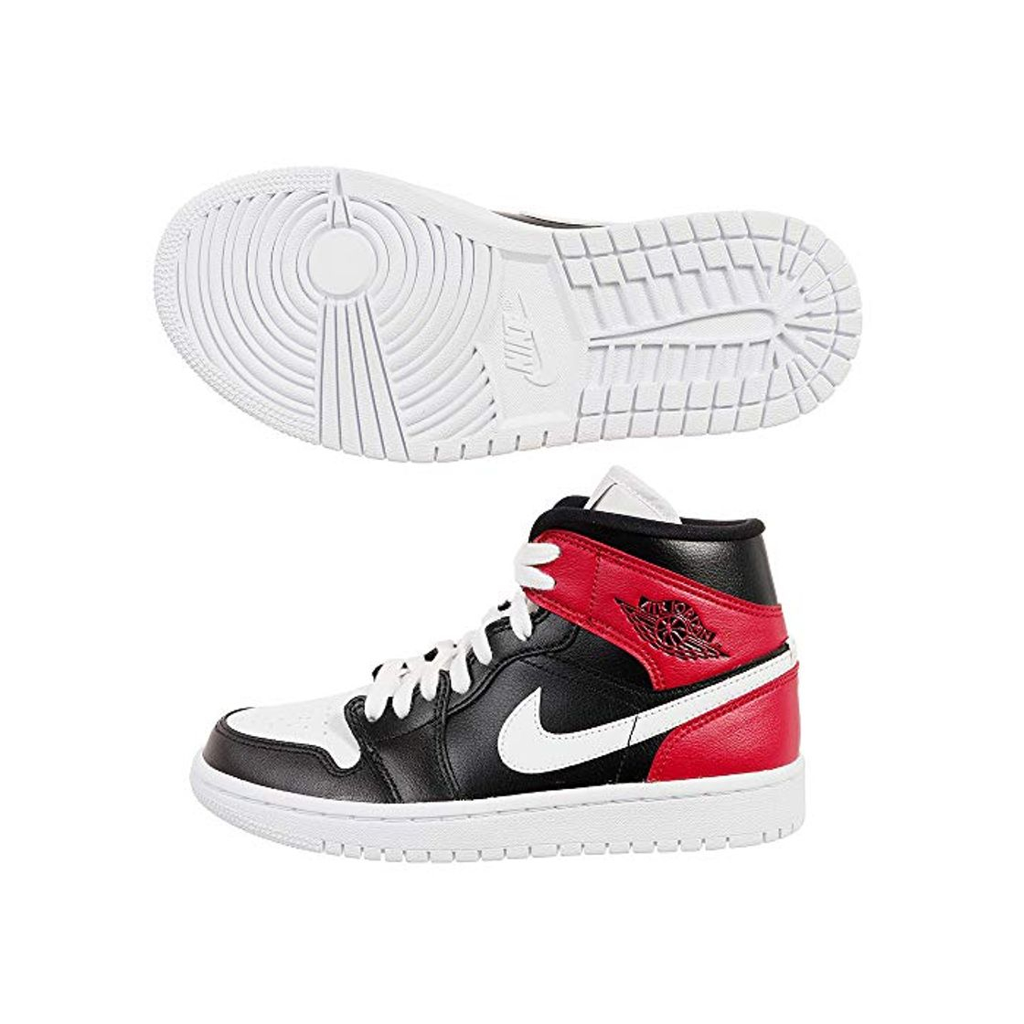 Fashion Nike Wmns Air Jordan 1 Mid, Zapatilla de Correr para Mujer, Negro