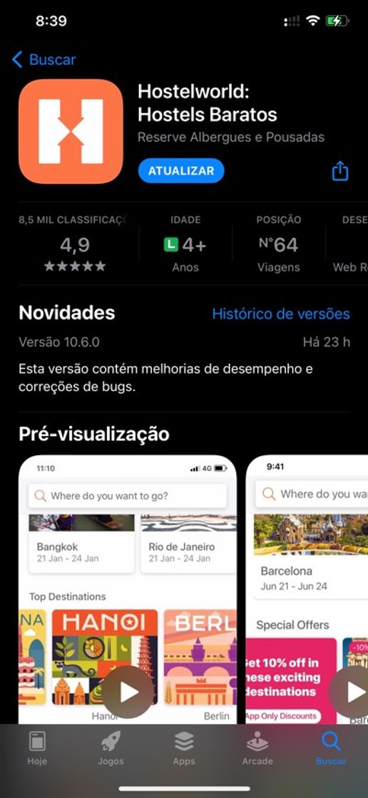 Moda App para achar Hostel barato nu mundo a fora