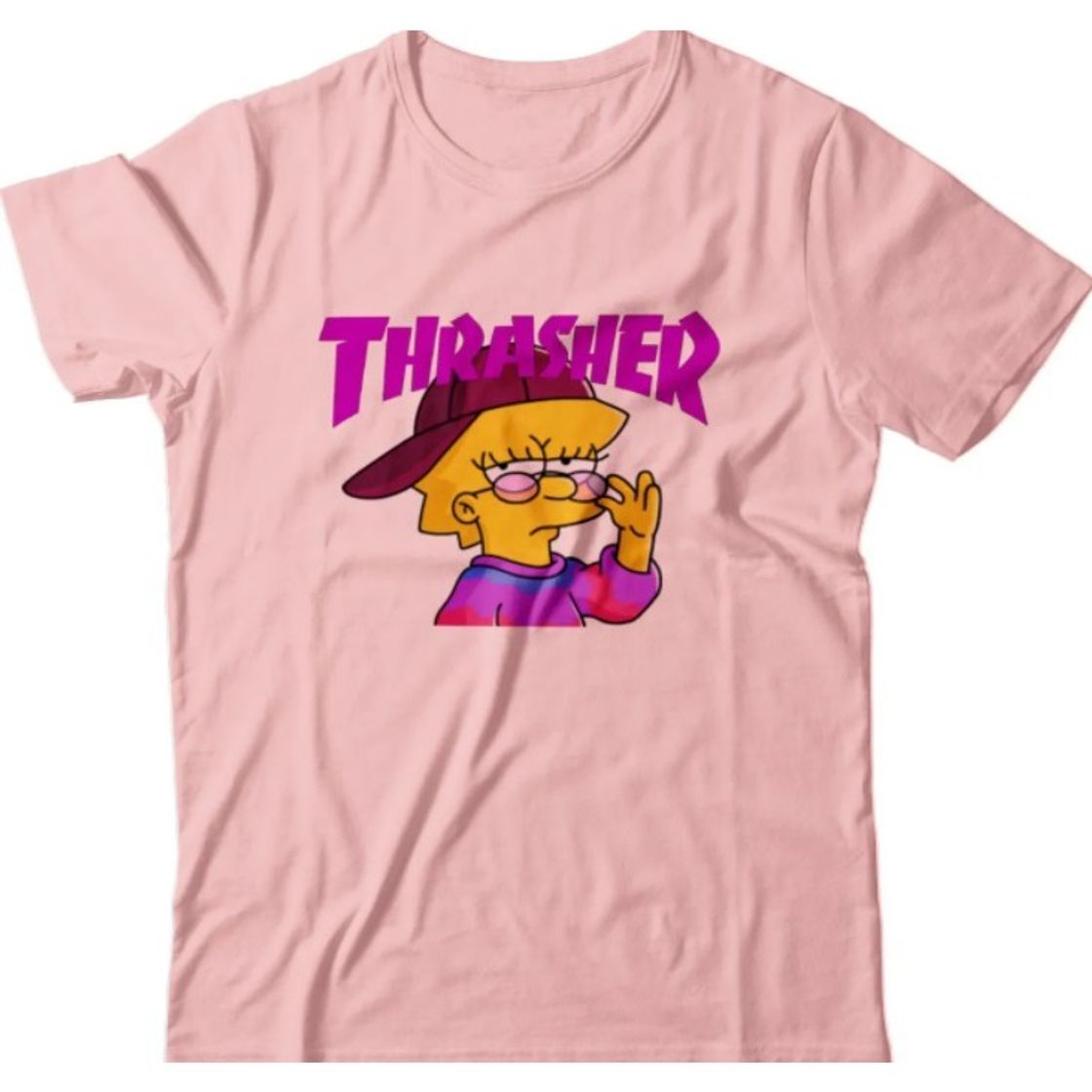 Fashion Camiseta Lisa Simpson Swag Thrasher Moda Tumblr