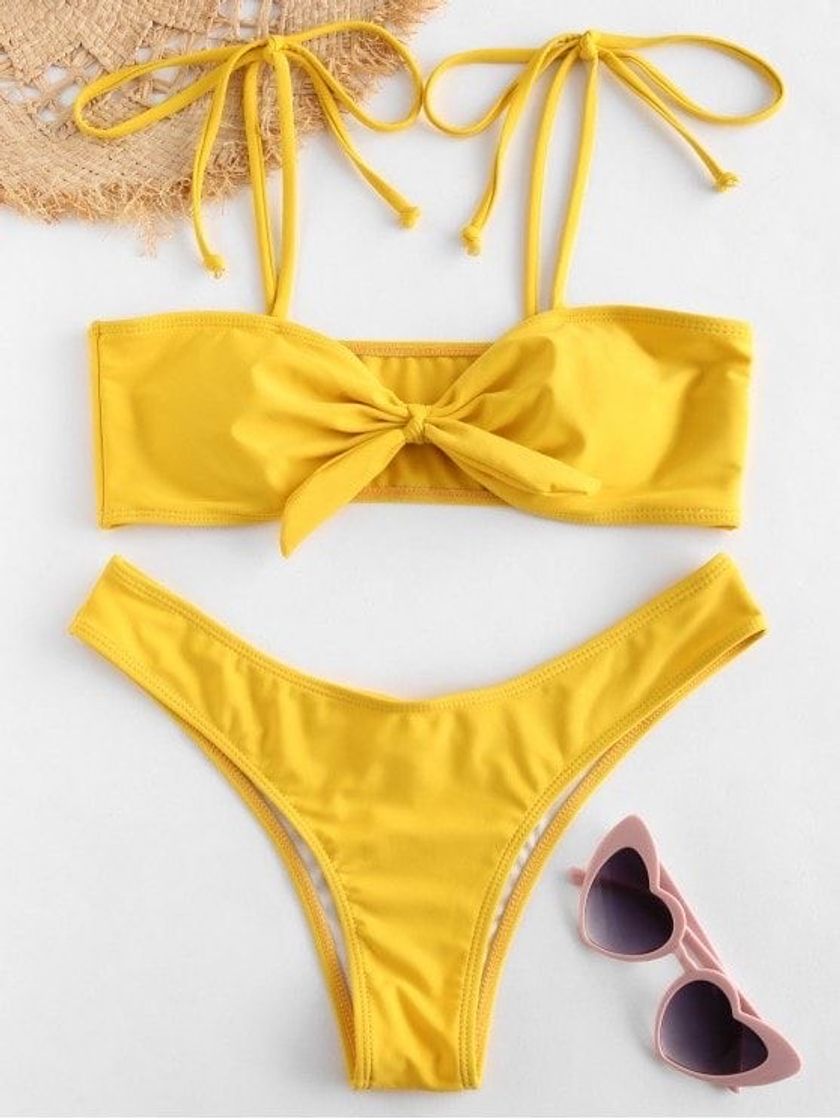 Moda I loved this yellow bikini 😍