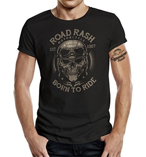 Gasoline Bandit Original Biker Racer Camiseta