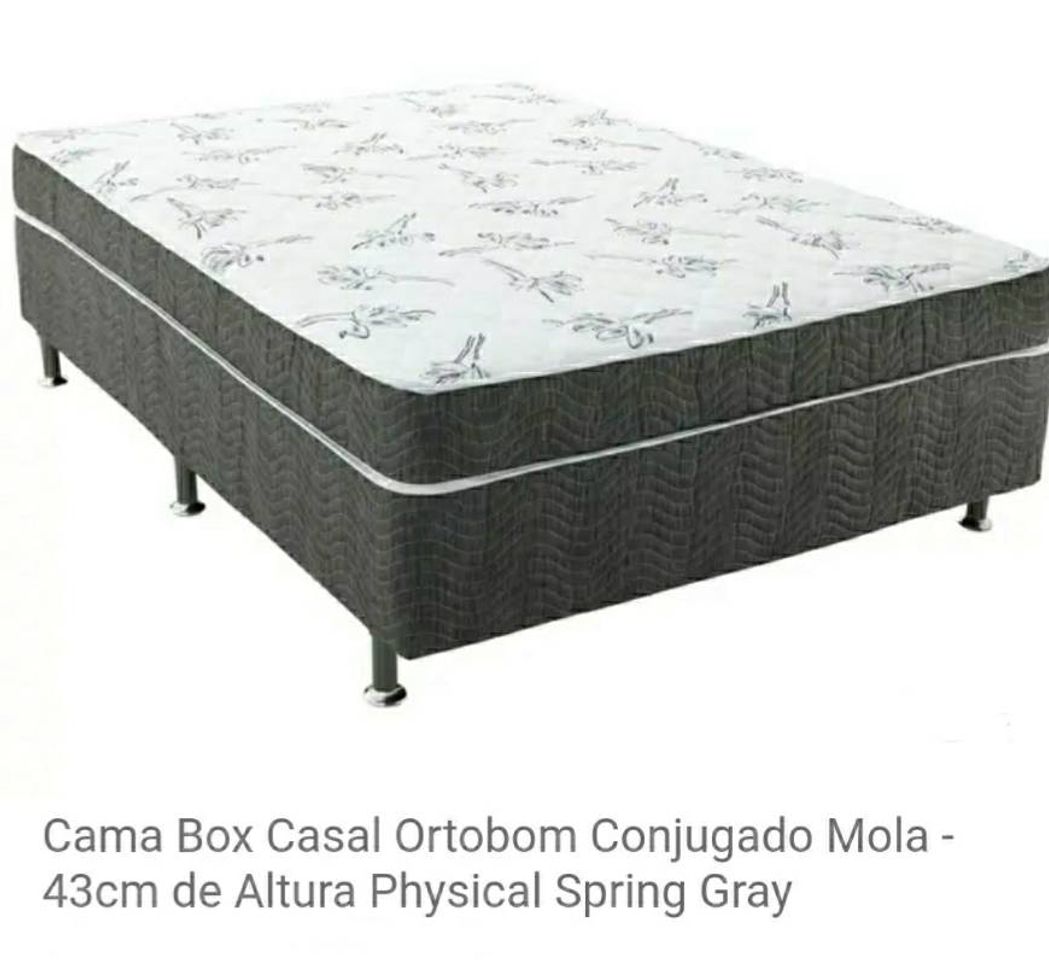 Fashion Cama box casal ortobom