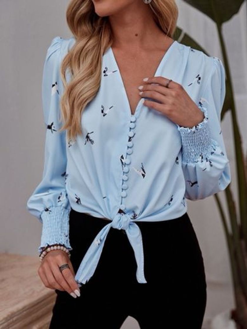 Fashion Camisa azul 