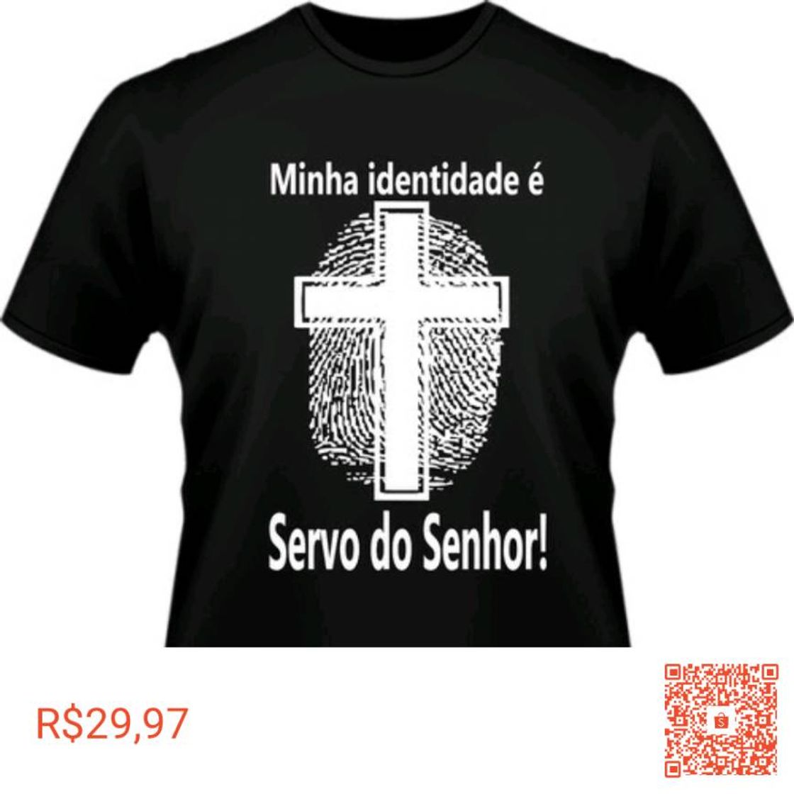 Moda Confira Camisa Camiseta Frases Gospel Evangélica Minha Ident