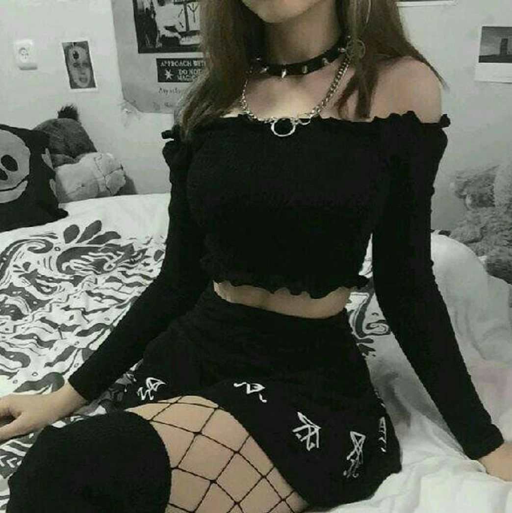 Fashion Girl in skirt and cropped ✞
