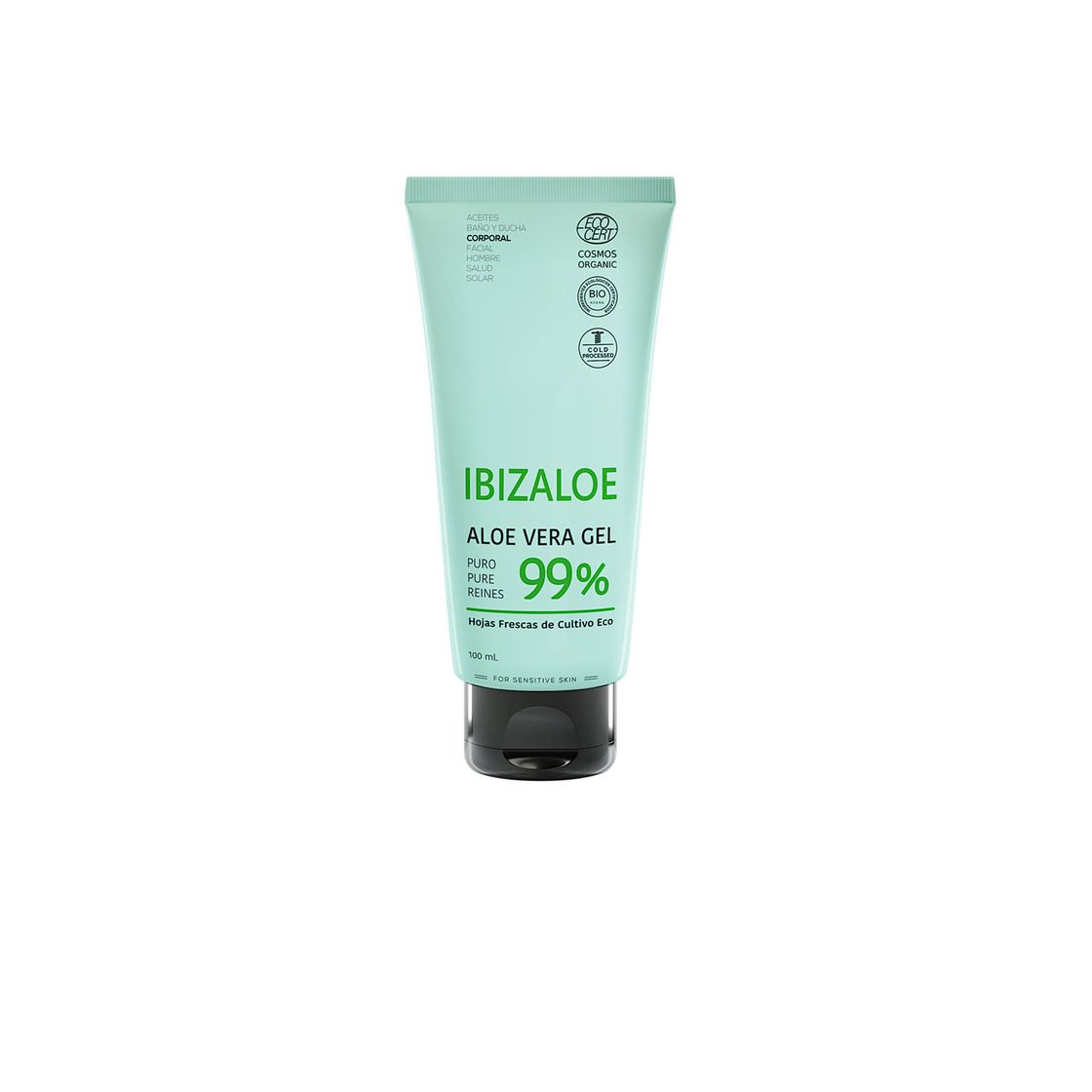 Social Gel puro de Aloe Vera 99% 250ml de hojas frescas de cultivo ecológico certificado
