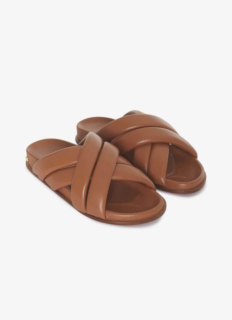 Fashion ANINE BING Lizzie Slides - Cognac – ANINE BING EU