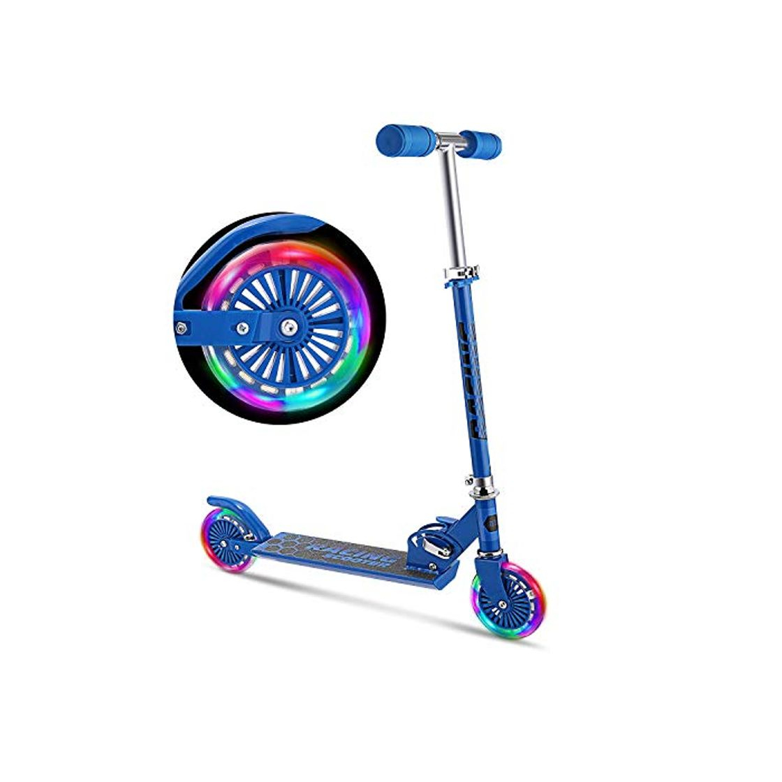 Social Hikole Patinetes para niños con Ruedas de luz LED