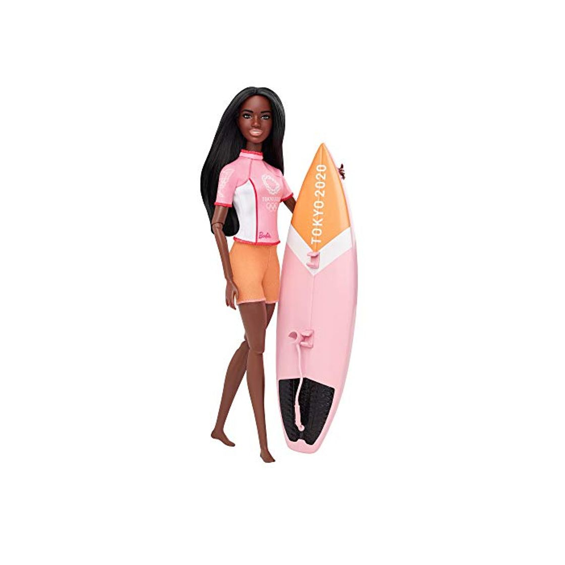 Products Barbie- Juegos Olímpicos Tokio 2020 muñeca surfista con uniforme de surf y