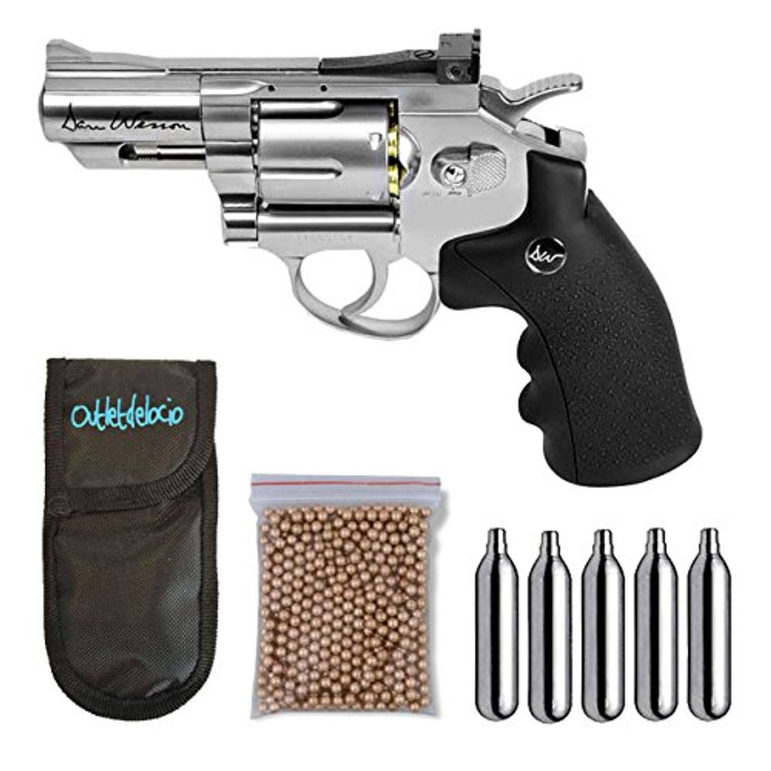 Productos Outletdelocio. Revolver perdigon ASG17177 Dan Wesson 2,5 Pulgadas