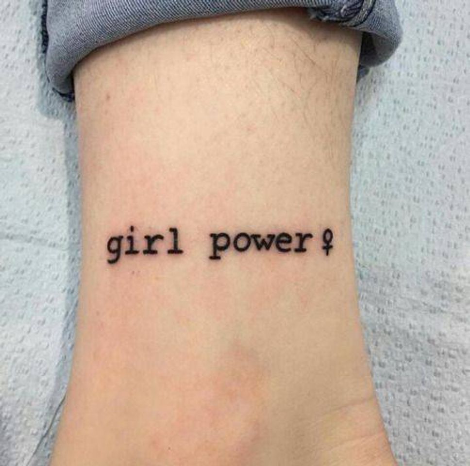 Moda Tatuagem girl power