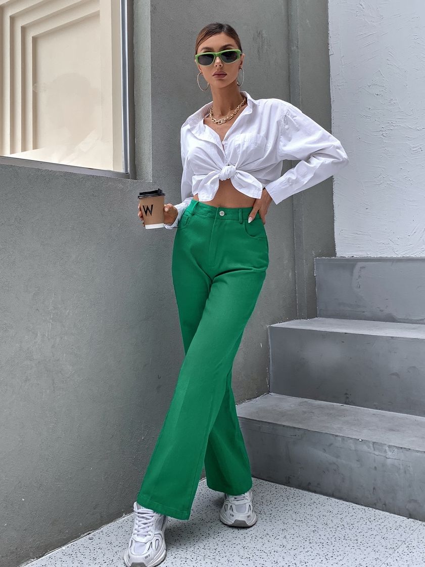 Moda Pantalones verdes